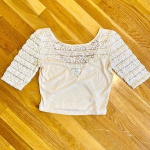 Urban Outfitter’s Kimchi Blue Lace Crop Top